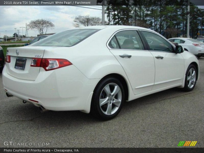 Premium White Pearl / Parchment 2010 Acura TSX Sedan