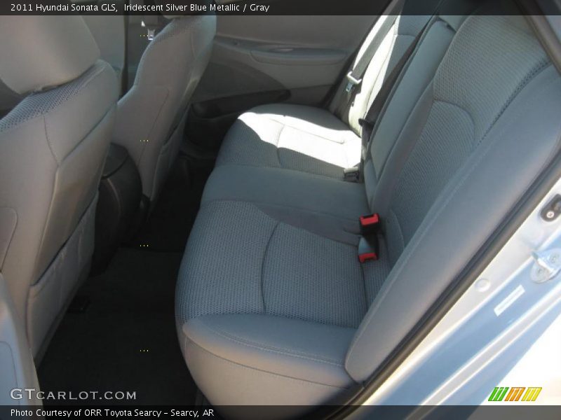 Iridescent Silver Blue Metallic / Gray 2011 Hyundai Sonata GLS