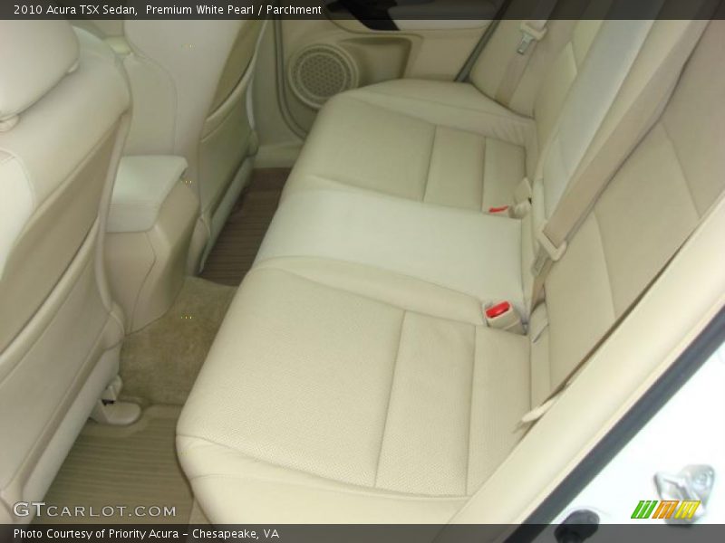 Premium White Pearl / Parchment 2010 Acura TSX Sedan