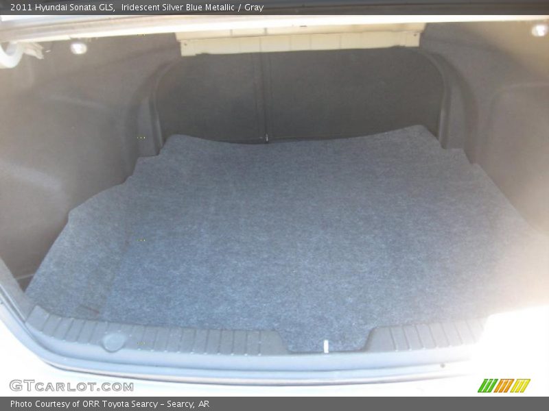 Iridescent Silver Blue Metallic / Gray 2011 Hyundai Sonata GLS
