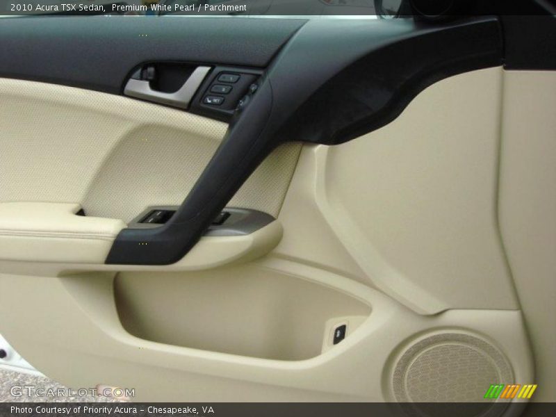 Premium White Pearl / Parchment 2010 Acura TSX Sedan