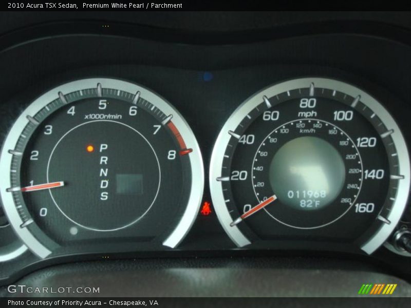 Premium White Pearl / Parchment 2010 Acura TSX Sedan