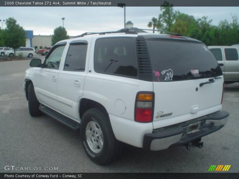 Summit White / Tan/Neutral 2006 Chevrolet Tahoe Z71 4x4