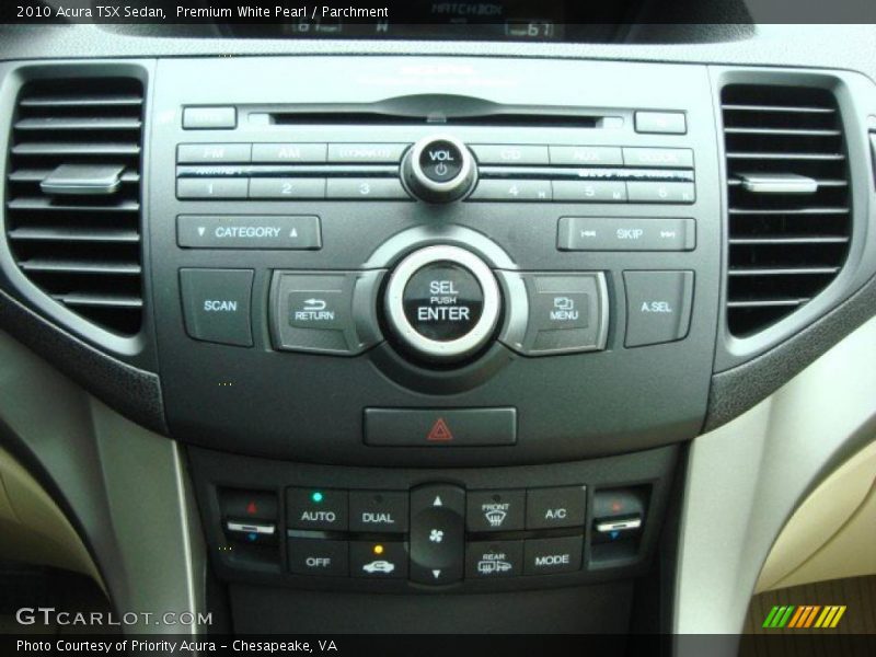 Premium White Pearl / Parchment 2010 Acura TSX Sedan