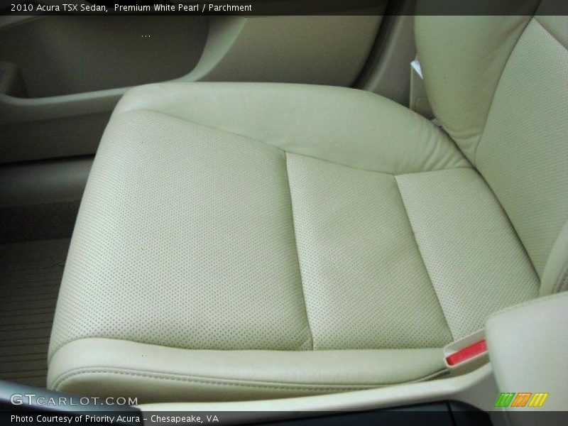 Premium White Pearl / Parchment 2010 Acura TSX Sedan