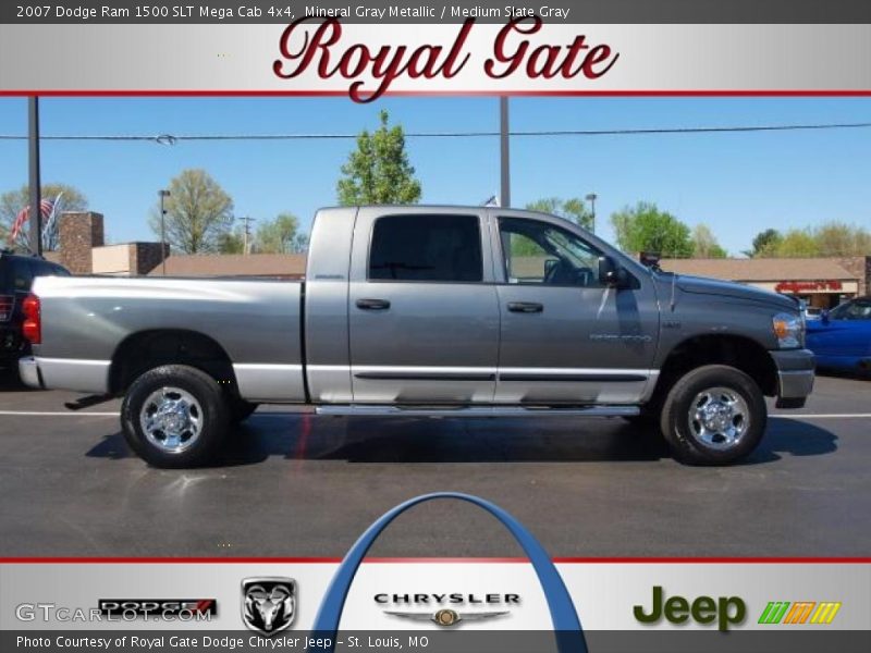 Mineral Gray Metallic / Medium Slate Gray 2007 Dodge Ram 1500 SLT Mega Cab 4x4
