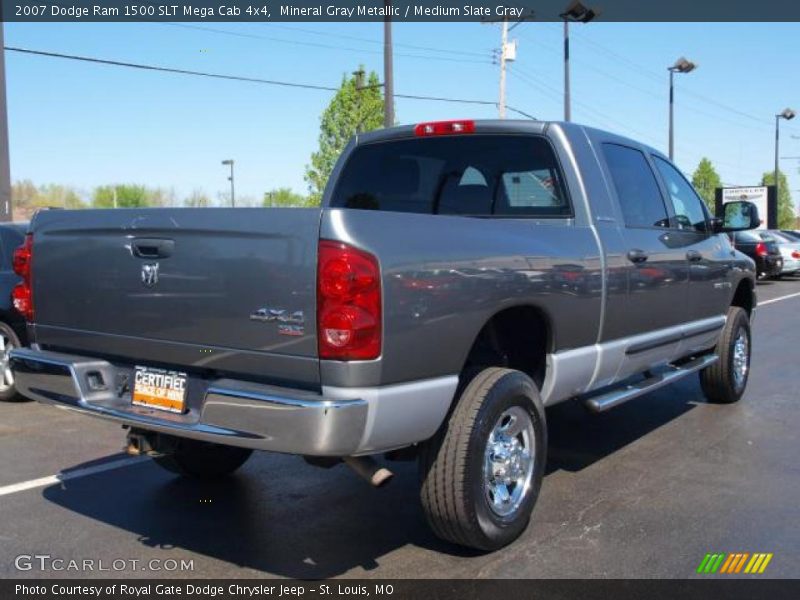 Mineral Gray Metallic / Medium Slate Gray 2007 Dodge Ram 1500 SLT Mega Cab 4x4