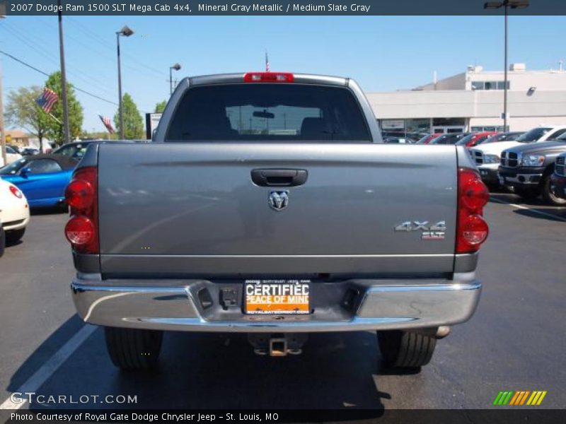 Mineral Gray Metallic / Medium Slate Gray 2007 Dodge Ram 1500 SLT Mega Cab 4x4