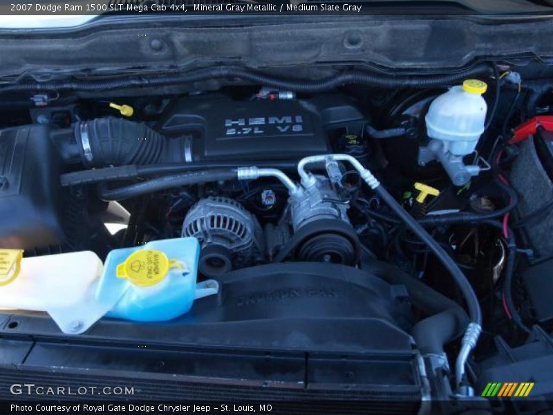 Mineral Gray Metallic / Medium Slate Gray 2007 Dodge Ram 1500 SLT Mega Cab 4x4