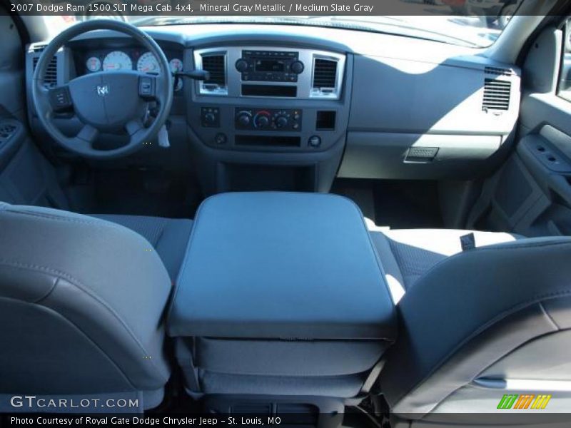 Mineral Gray Metallic / Medium Slate Gray 2007 Dodge Ram 1500 SLT Mega Cab 4x4