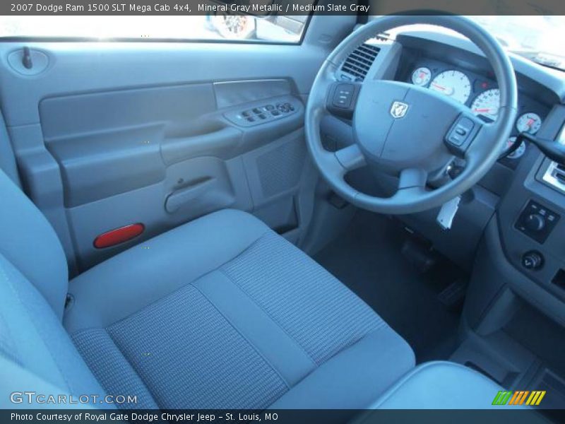 Mineral Gray Metallic / Medium Slate Gray 2007 Dodge Ram 1500 SLT Mega Cab 4x4