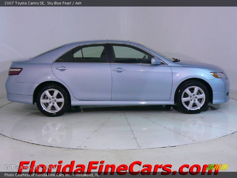 Sky Blue Pearl / Ash 2007 Toyota Camry SE