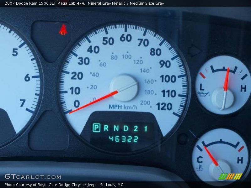 Mineral Gray Metallic / Medium Slate Gray 2007 Dodge Ram 1500 SLT Mega Cab 4x4