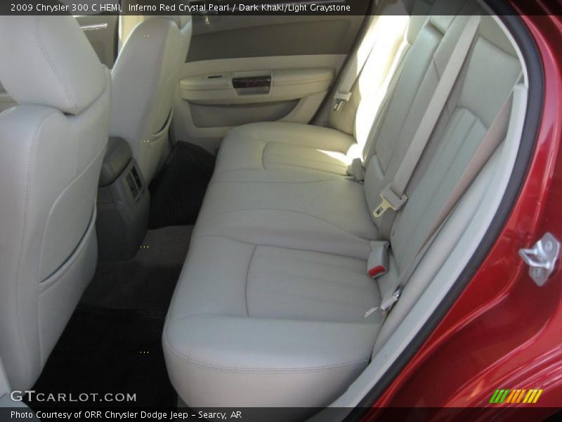 Inferno Red Crystal Pearl / Dark Khaki/Light Graystone 2009 Chrysler 300 C HEMI