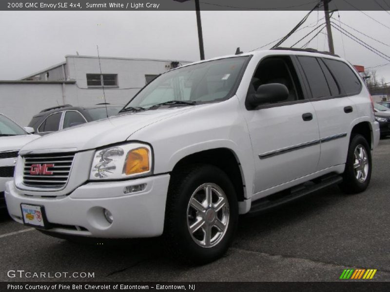 Summit White / Light Gray 2008 GMC Envoy SLE 4x4