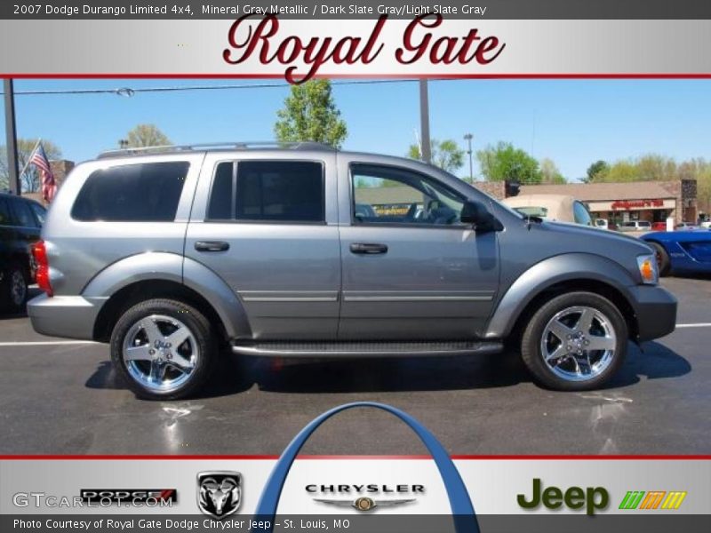 Mineral Gray Metallic / Dark Slate Gray/Light Slate Gray 2007 Dodge Durango Limited 4x4