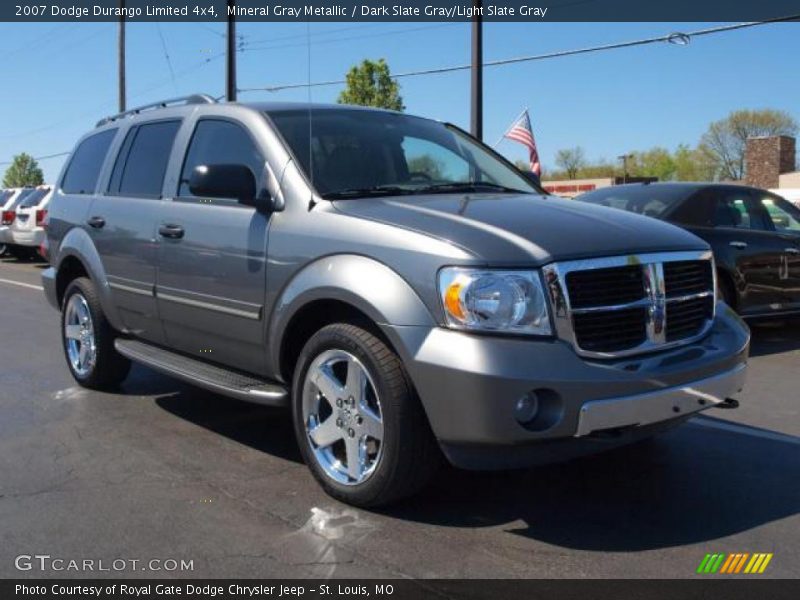 Mineral Gray Metallic / Dark Slate Gray/Light Slate Gray 2007 Dodge Durango Limited 4x4