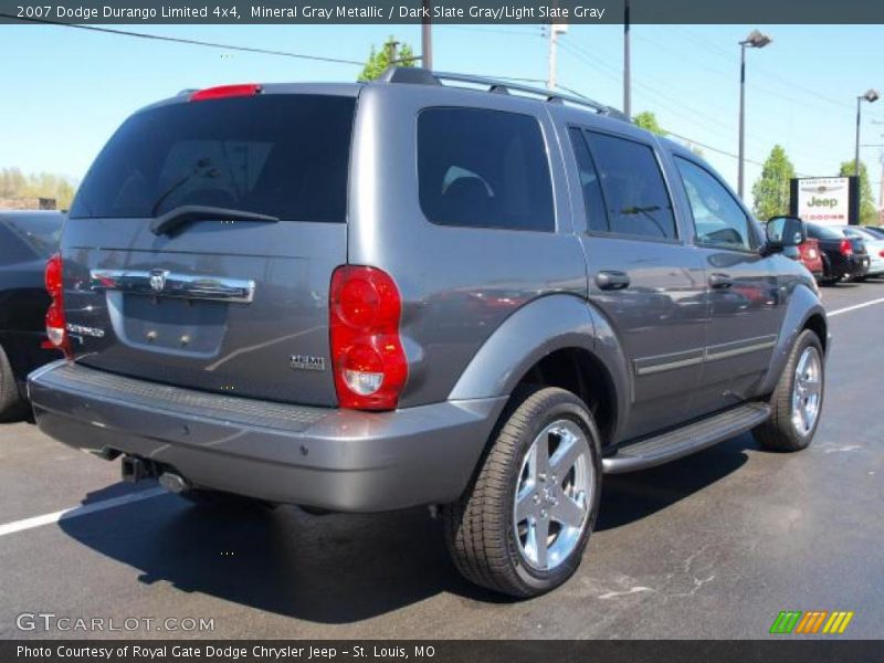 Mineral Gray Metallic / Dark Slate Gray/Light Slate Gray 2007 Dodge Durango Limited 4x4