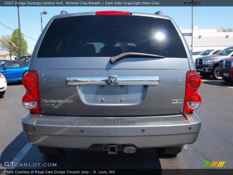 Mineral Gray Metallic / Dark Slate Gray/Light Slate Gray 2007 Dodge Durango Limited 4x4