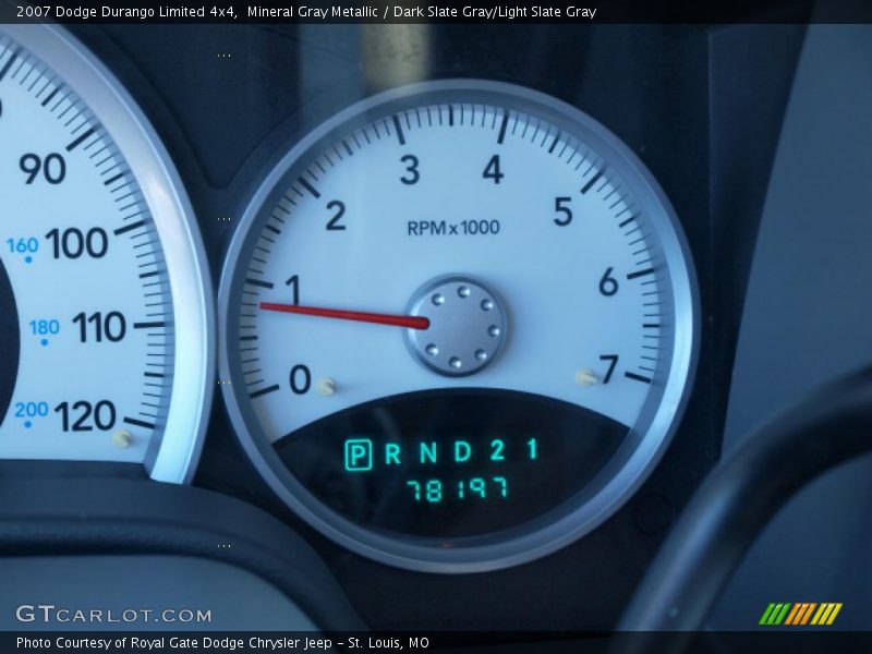 Mineral Gray Metallic / Dark Slate Gray/Light Slate Gray 2007 Dodge Durango Limited 4x4