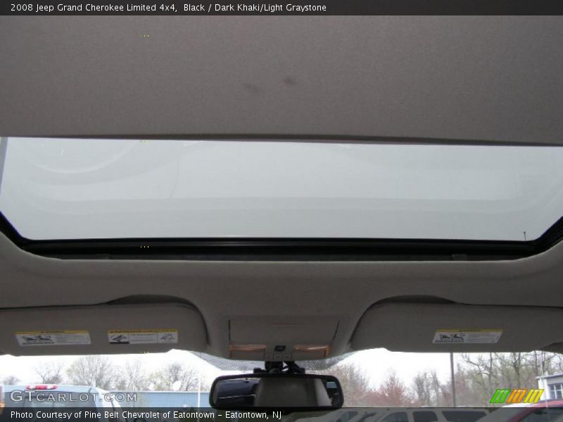 Black / Dark Khaki/Light Graystone 2008 Jeep Grand Cherokee Limited 4x4