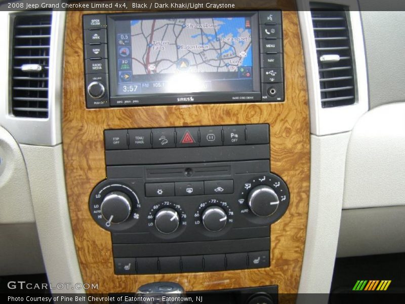 Black / Dark Khaki/Light Graystone 2008 Jeep Grand Cherokee Limited 4x4