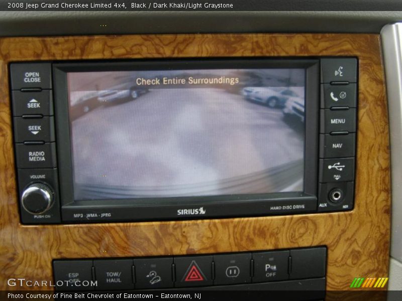 Black / Dark Khaki/Light Graystone 2008 Jeep Grand Cherokee Limited 4x4
