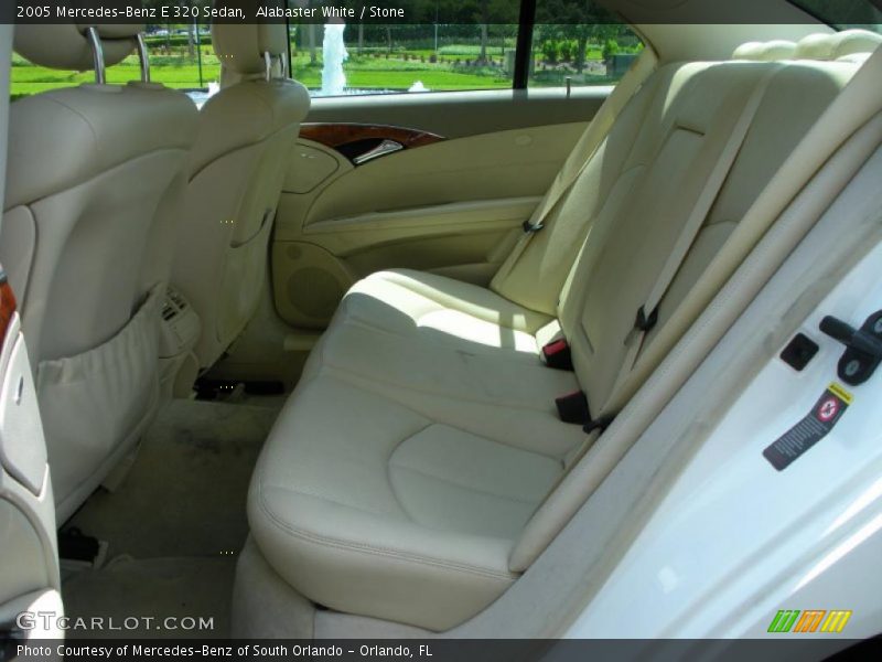 Alabaster White / Stone 2005 Mercedes-Benz E 320 Sedan
