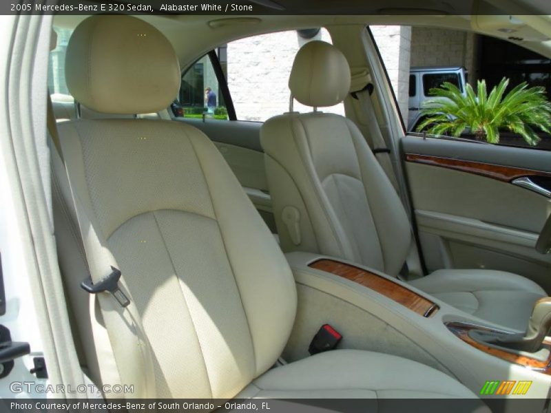 Alabaster White / Stone 2005 Mercedes-Benz E 320 Sedan