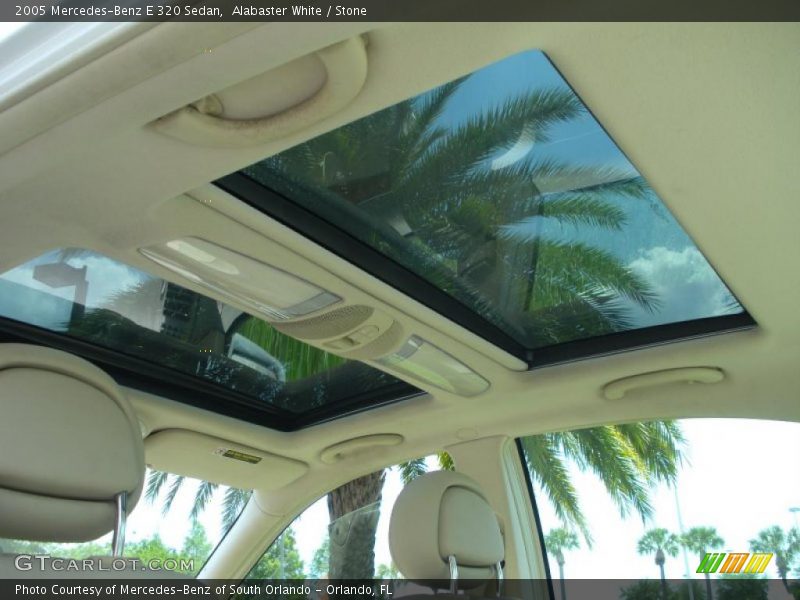 Alabaster White / Stone 2005 Mercedes-Benz E 320 Sedan