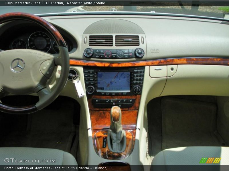 Alabaster White / Stone 2005 Mercedes-Benz E 320 Sedan
