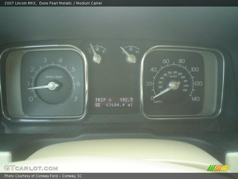 Dune Pearl Metallic / Medium Camel 2007 Lincoln MKX