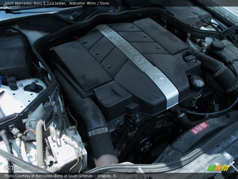 Alabaster White / Stone 2005 Mercedes-Benz E 320 Sedan
