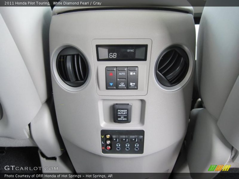 White Diamond Pearl / Gray 2011 Honda Pilot Touring