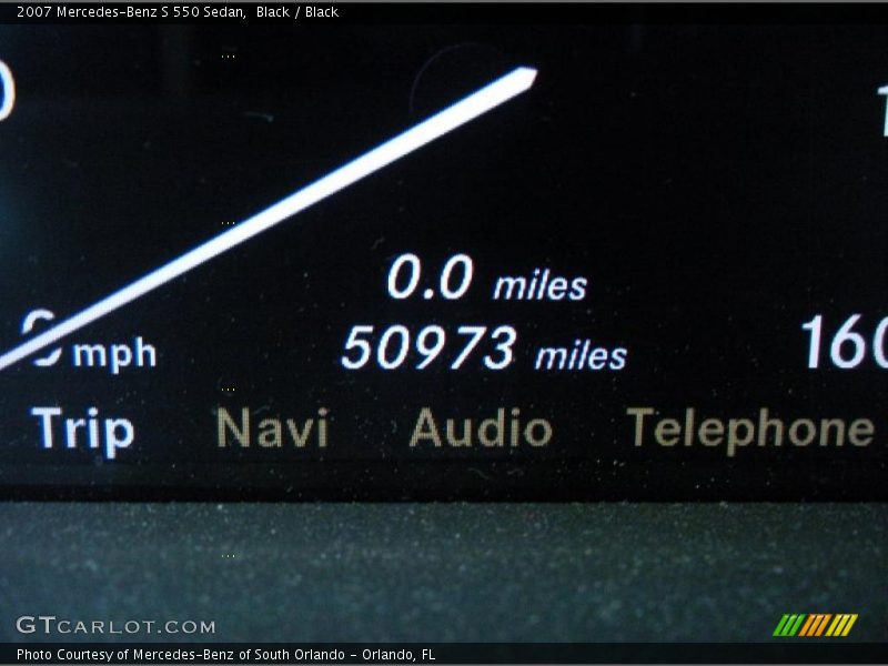 Black / Black 2007 Mercedes-Benz S 550 Sedan