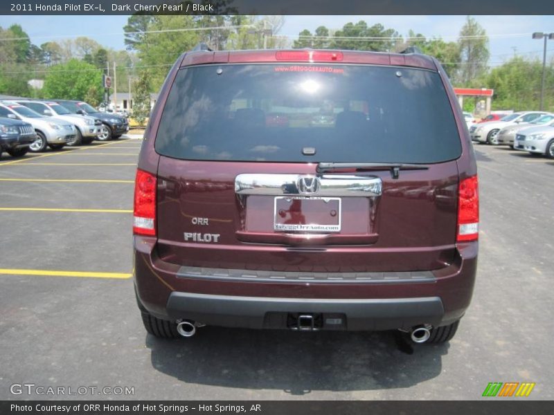 Dark Cherry Pearl / Black 2011 Honda Pilot EX-L