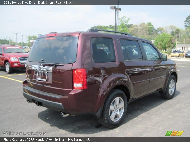 Dark Cherry Pearl / Black 2011 Honda Pilot EX-L