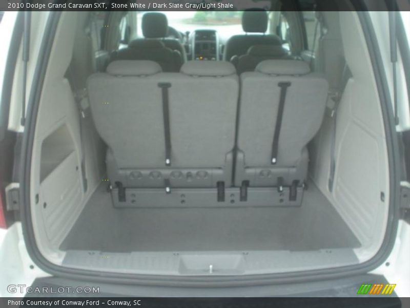 Stone White / Dark Slate Gray/Light Shale 2010 Dodge Grand Caravan SXT