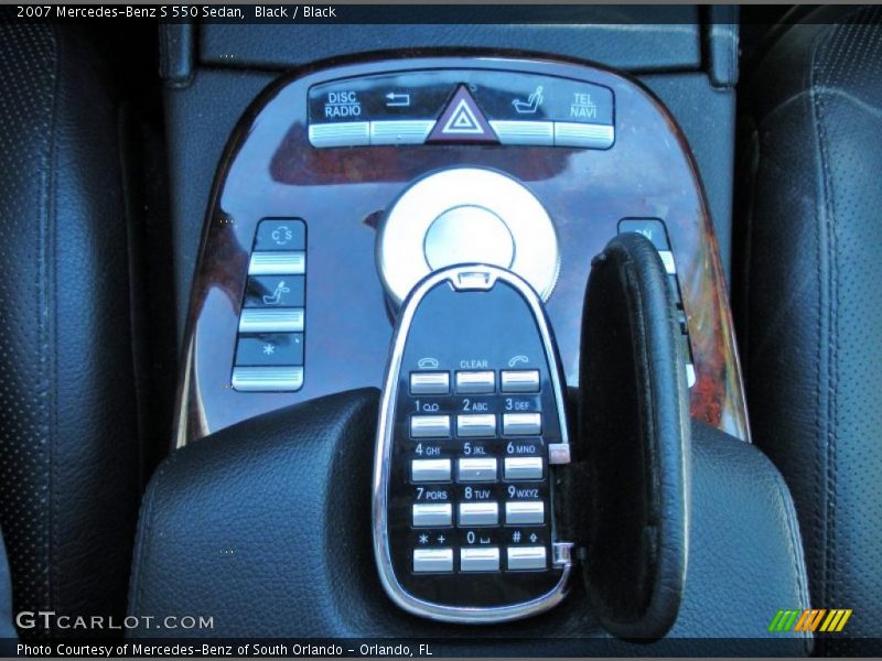 Black / Black 2007 Mercedes-Benz S 550 Sedan