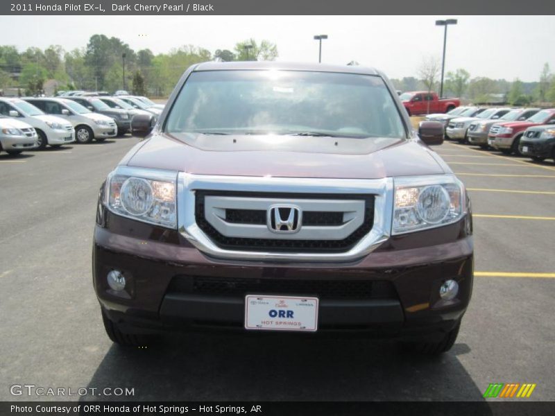 Dark Cherry Pearl / Black 2011 Honda Pilot EX-L
