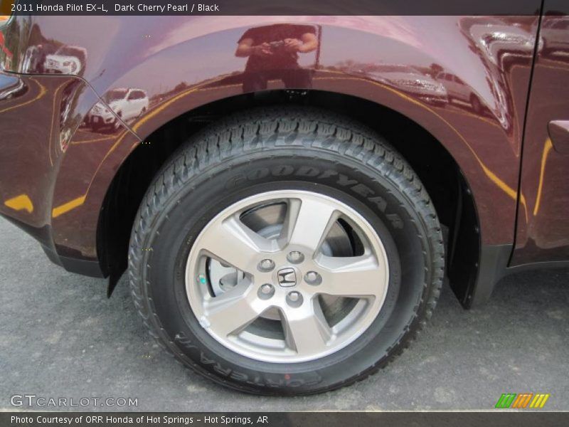 Dark Cherry Pearl / Black 2011 Honda Pilot EX-L