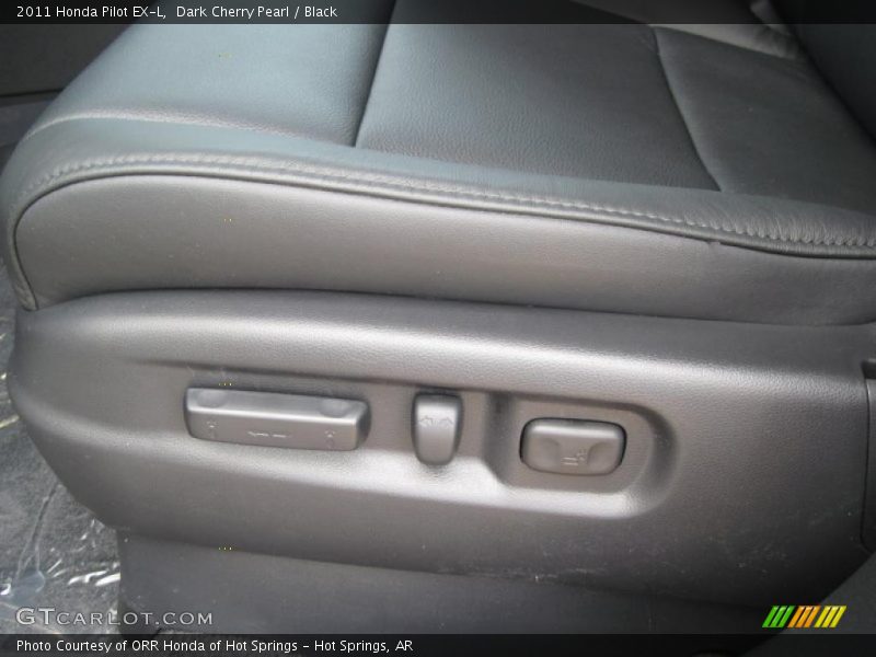 Dark Cherry Pearl / Black 2011 Honda Pilot EX-L