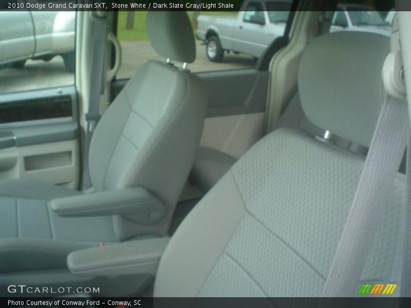 Stone White / Dark Slate Gray/Light Shale 2010 Dodge Grand Caravan SXT