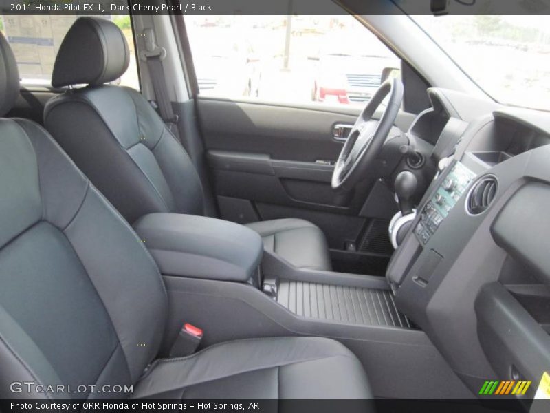 Dark Cherry Pearl / Black 2011 Honda Pilot EX-L