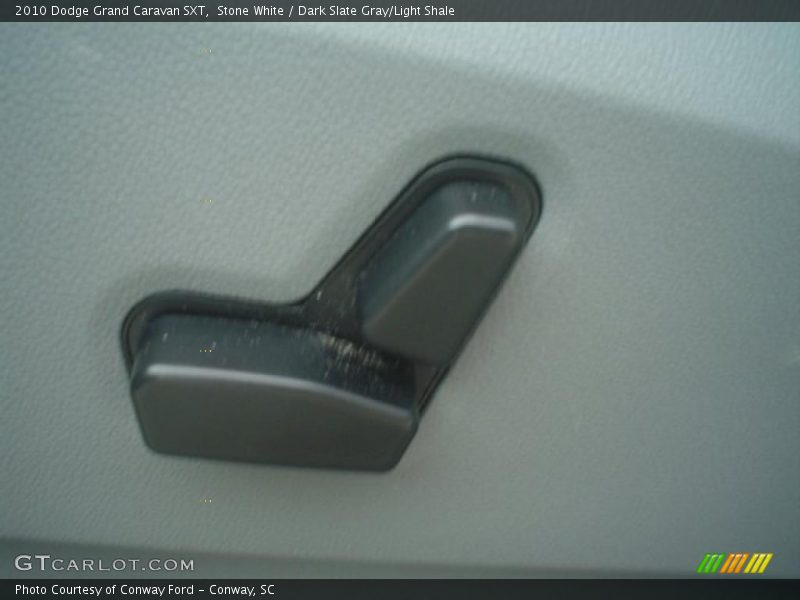Stone White / Dark Slate Gray/Light Shale 2010 Dodge Grand Caravan SXT