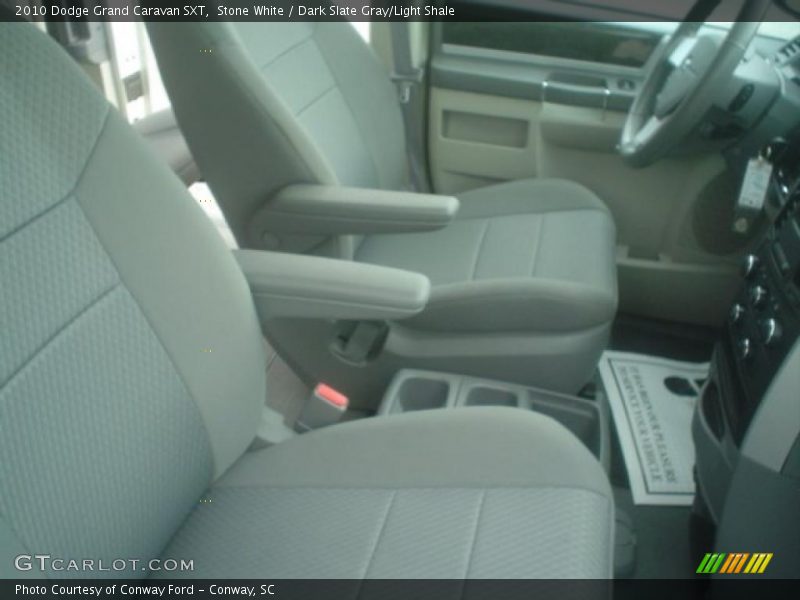 Stone White / Dark Slate Gray/Light Shale 2010 Dodge Grand Caravan SXT