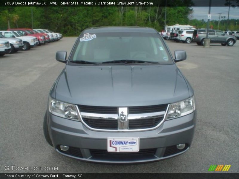 Silver Steel Metallic / Dark Slate Gray/Light Graystone 2009 Dodge Journey SXT AWD