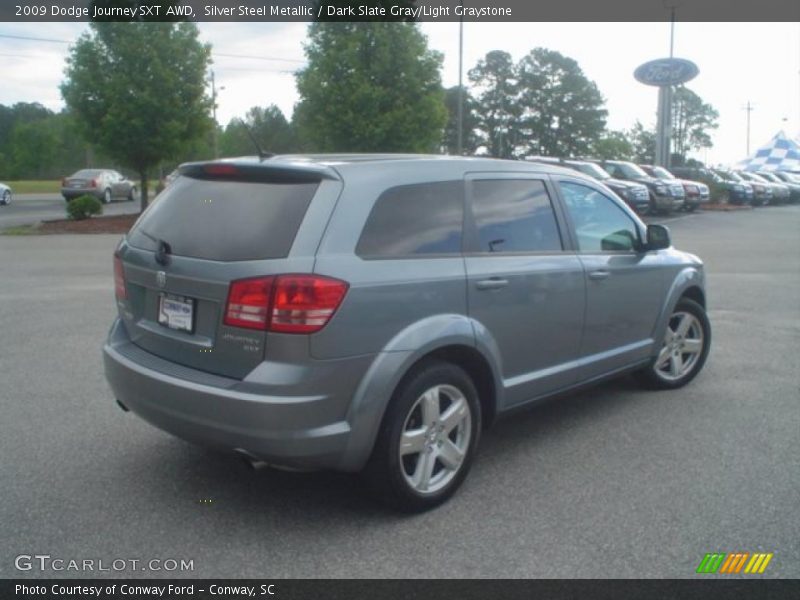 Silver Steel Metallic / Dark Slate Gray/Light Graystone 2009 Dodge Journey SXT AWD