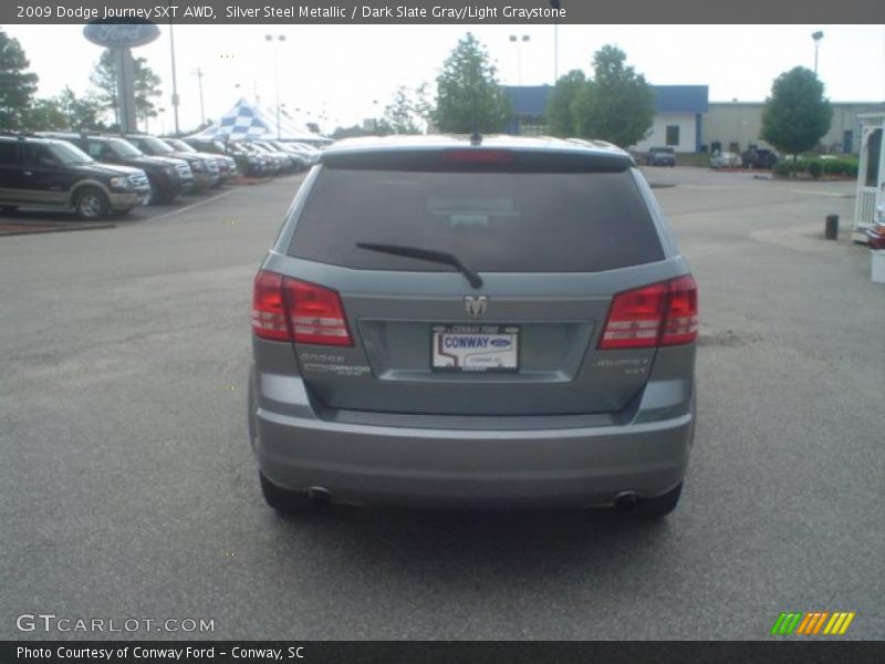 Silver Steel Metallic / Dark Slate Gray/Light Graystone 2009 Dodge Journey SXT AWD