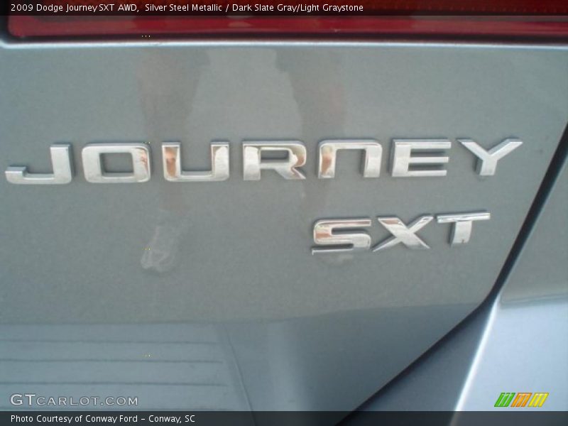 Silver Steel Metallic / Dark Slate Gray/Light Graystone 2009 Dodge Journey SXT AWD